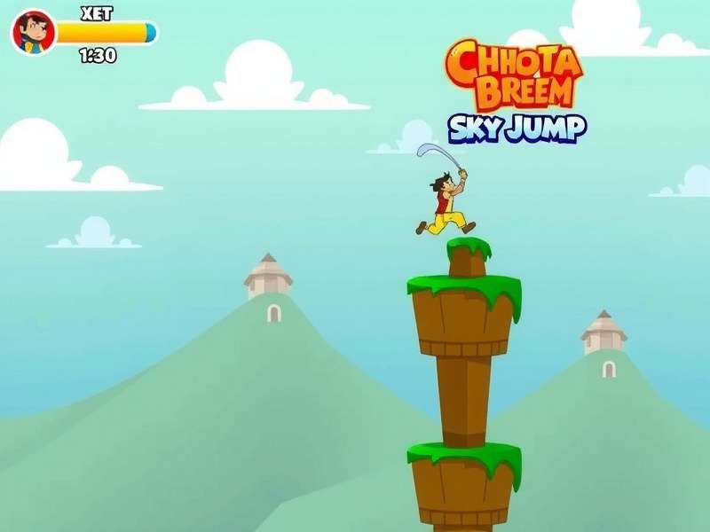 Chhota Bheem Sky Jump Gameplay Screenshot